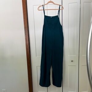 Teal Women's Jumpsuit with pockets bohemian